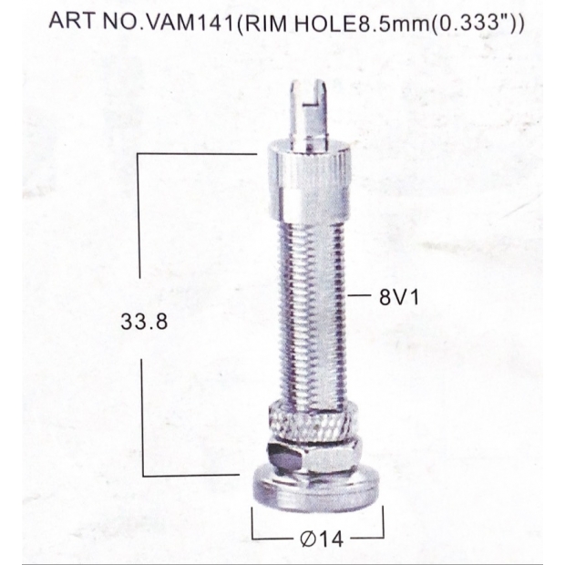 摩托車氣門嘴Motorcycle Tire Valves VAMD141