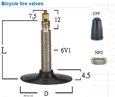 自行車用氣門嘴Bicycle Tire  TFV系列 