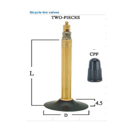 自行車用氣門嘴Bicycle Tire  Valves TWO-PIECES WG22系列